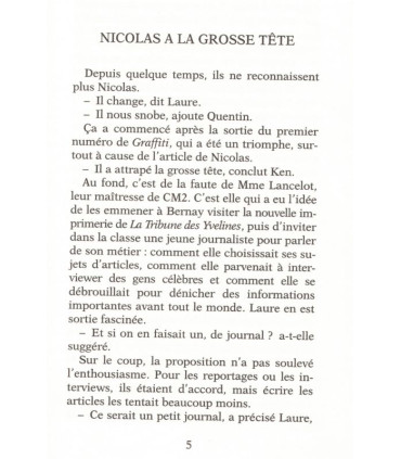 Les CM2 à la une, Catherine Missonnier, 1998 - aventures jeunesse, collection Cascade,