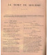 La mort de Molière, Maurice Rostand - Molière et son ombre, Jacques Richepin  - La Petite Illustration Théâtre n°61 1922
