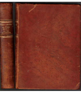 R Georges Courteline, Un client sérieux, La vie de ménage, 1931 - reliure plein cuir, édition numérotée, théâtre