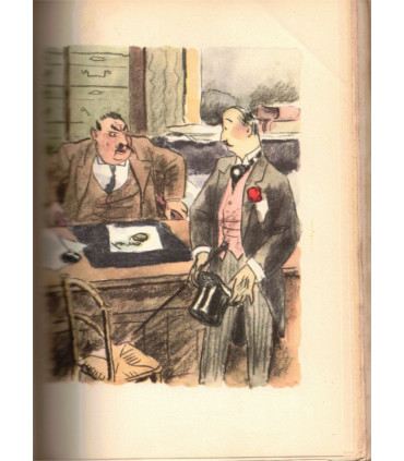 R Georges Courteline, Un client sérieux, La vie de ménage, 1931 - reliure plein cuir, édition numérotée, théâtre