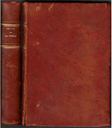 Les Rougon-Macquart, La Terre, Emile Zola, 1929 - reliure plein cuir, collection Oeuvres complètes d'Emile Zola