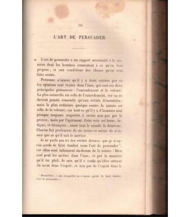 Pensées fragments et lettres de Blaise Pascal, T1, Prosper Faugère, 1844 - morale chrétienne, littérature XVIIe siècle,