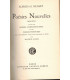 Poésies nouvelles 1836-1852, Alfred de Musset, 1938 - poésie, littérature XIXe s., couverture dos cuir,
