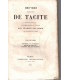 Oeuvres complètes de Tacite, T2, Charles Louandre 1845 - français-latin, Rome antique, littérature Antiquité,