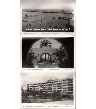Carte postale Espagne, Las Palmas de Gran Canaria - Canaries, carnet de 10 cartes postales