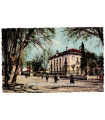 Carte postale Algérie, Miliana  rue Colbert et sous-préfecture - cartes postales Afrique, ancienne Algérie française,