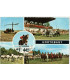 Hongrie, Hortobagy, timbre poste Magyar Posta 3 ft convoyeurs paquets - cartes postales, équitation, attelage hippomobile,