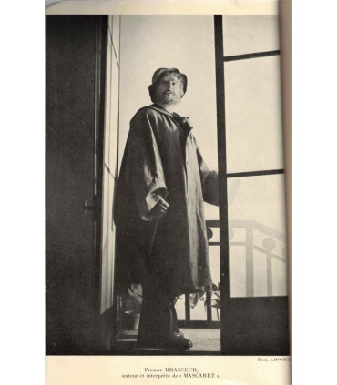 Le Mascaret, Pierre Brasseur - acteurs Pierre Brasseur, Jeanne Lion    - Théâtre et Romans revue Réalité N°8 1947