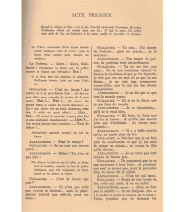 Le Mascaret, Pierre Brasseur - acteurs Pierre Brasseur, Jeanne Lion    - Théâtre et Romans revue Réalité N°8 1947