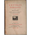 Lettre persanes de Montesquieu, tome 2, 1929 - numéroté, Régence, satire sociale, littérature XVIIIe siècle,