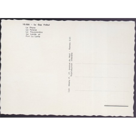 Le Cap Fréhel souvenir - carte postale département 22 Côtes-du-Nord Côtes-d'Armor