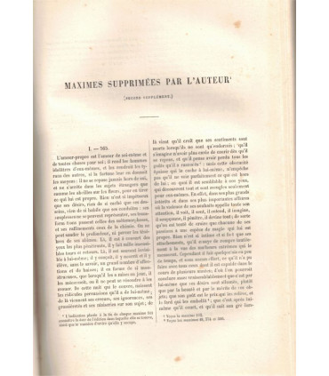Les moralistes français, Blaise Pascal, La Rochefoucauld, La Bruyère, Vauvenargues, Sainte-Beuve 1875 -