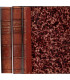 Les Compagnons du Glaive, Tomes 1 et 2, Léopold Stapleaux, 1891 - romans populaires XIXe siècle, relié dos cuir,