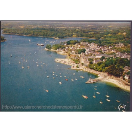 Bénodet, le port et la corniche  - carte postale département 29 Finistère