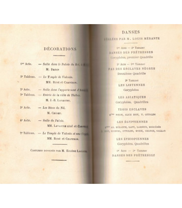 Opéras T2, Hamlet, Sigurd, Aïda, Le Cid, Tannhäuser, musique Verdi, Massé, Massenet, Richard Wagner, dos cuir,