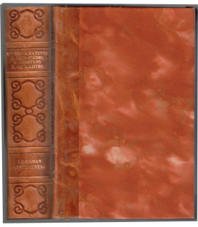 Le roman sentimental, Bernardin de Saint-Pierre, Mme de La Fayette, Benjamin Constant, Xavier de Maistre 1960 -