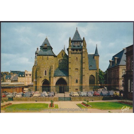 Saint-Brieuc, la cathédrale - carte postale département 22 Côtes-du-Nord