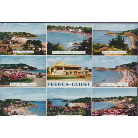 Perros-Guirec - carte postale multi-vues département 22 Côtes-du-Nord
