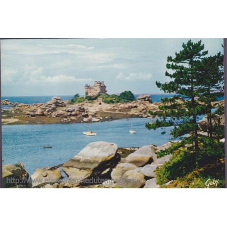 Perros-Guirec Ploumanac'h, château de Costaérès - carte postale département 22 Côtes-du-Nord