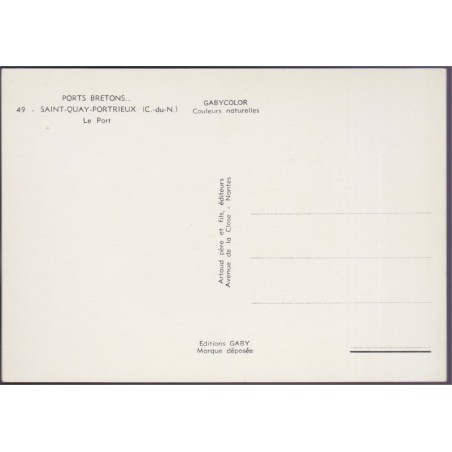 copy of Saint-Quay-Portrieux, le port - carte postale département 22 Côtes-du-Nord