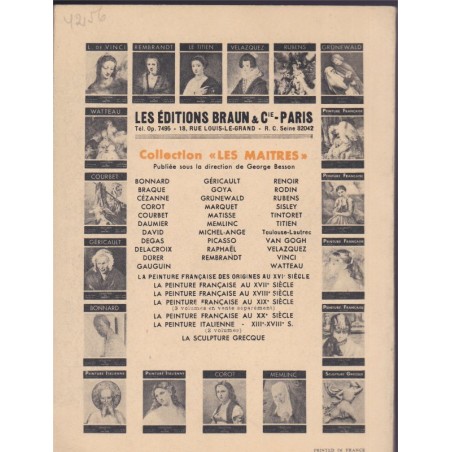 Memlinc, Paul Fierens - Collection des Maîtres, Braun, peintres