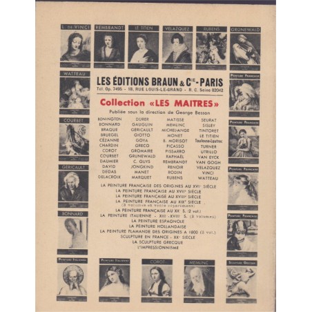 Léonard de Vinci, Adolphe Basler - Collection des Maîtres, Braun, peintres