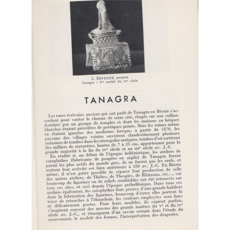 Tanagra, Simone Besques-Mollard 1950 - Collection des Maîtres, Braun, peintres, Antiquité