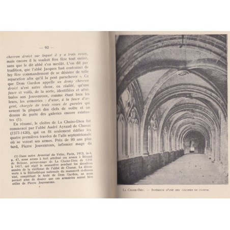 L'abbaye bénédictine de la Chaise-Dieu, Georges Paul, 1937 - églises Haute-Loire