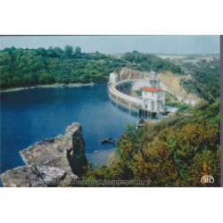 Le barrage d'Eguzon - carte...