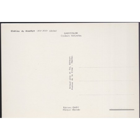 Château de Montfort - carte postale département 24 Dordogne