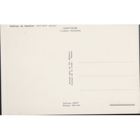 Château de Montfort - carte postale département 24 Dordogne