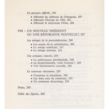 La cohabitation des Français, Maurice Duverger, 1987 - politique, Droit constitutionnel
