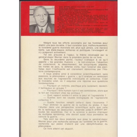 La grande peur, la 3e guerre mondiale, Général Major Werner, 1976 - guerre, conflits mondiaux
