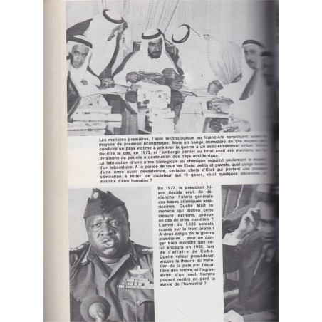 La grande peur, la 3e guerre mondiale, Général Major Werner, 1976 - guerre, conflits mondiaux