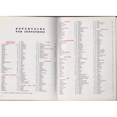 France, ses industries, CNPF, 1962 - annuaire économie patronat