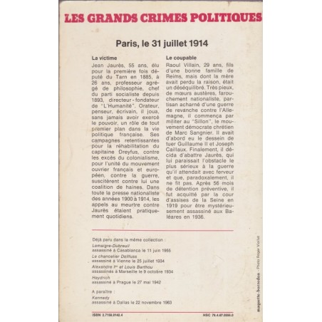 Jaurès, François Broche, 1978 - politique socialisme, faits-divers
