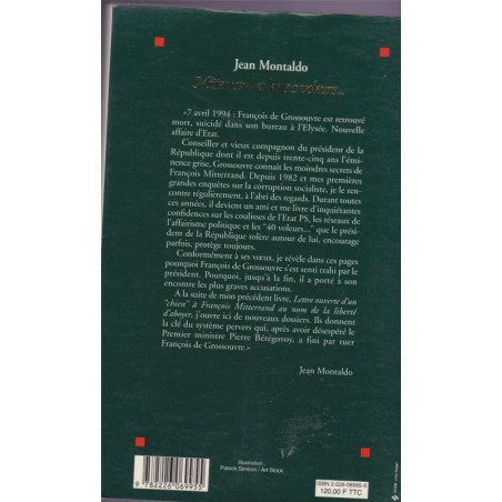Mitterand et les 40 voleurs, Jean Motaldo, 1994 - pamphlet politique, socialistes