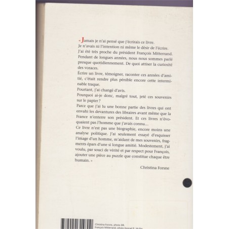 François, Christina Forsne, 1997 - vie privée François Mitterrand, amours hommes politiques