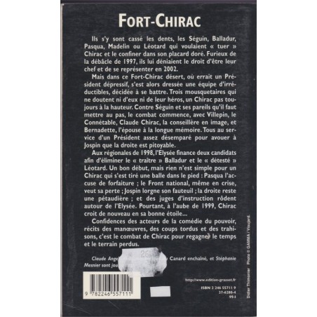 Fort Chirac, Claude Angeli et Stéphanie Mesnier, 1999 - politique, Jacques Chirac, élections présidentielles