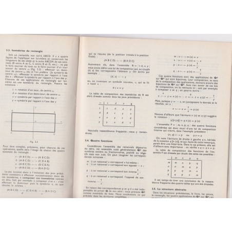 Chantiers mathématiques, premier trimestre, télévision scolaire