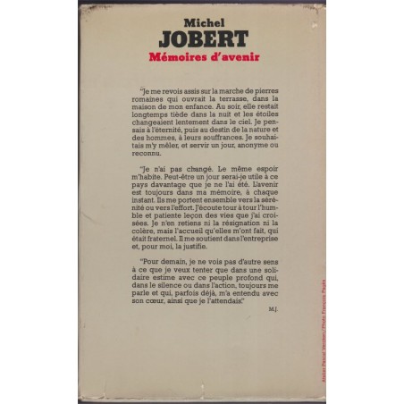 Mémoires d'avenir, Michel Jobert, 1974 - Mouvement des Démocrates, politique, biographie