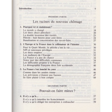 Le pari français, Michel Albert, 1982 - politique, économie, chômage
