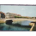 Besançon, le Pont Battant et le quai de Strasbourg - carte postale département 25 Doubs