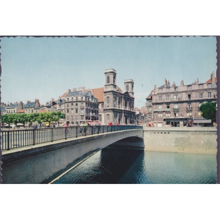 Besançon, le pont battant - carte postale département 25 Doubs