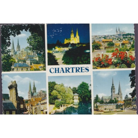 Chartres - carte postale multi-vues département 28 Eure-et-Loir