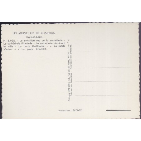 Chartres - carte postale multi-vues département 28 Eure-et-Loir