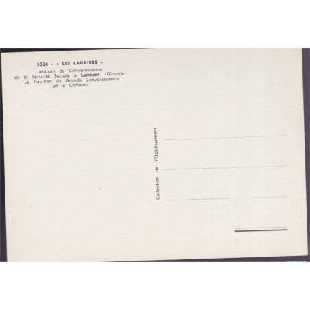 Lormont, maison de convalescence Les Lauriers - carte postale département 33 Gironde