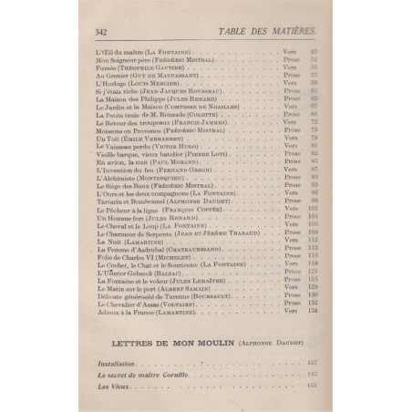 Les nouveaux textes français, classe de 5e, Chevaillier et Audiat, 1941 - manuels de français, littérature