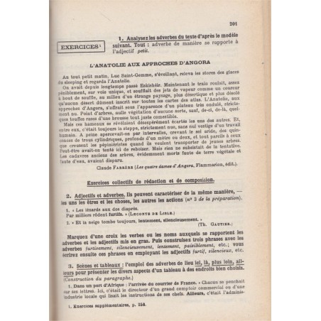 La grammaire nouvelle et le français, classe de 5e, Souché et Lamaison, 1955 - manuel de français