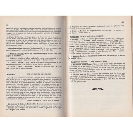 La grammaire nouvelle et le français, classe de 5e, Souché et Lamaison, 1955 - manuel de français